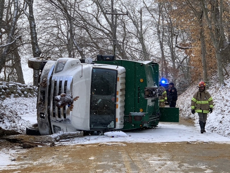 Bruno’s garbage truck rolls over The Martha's Vineyard Times
