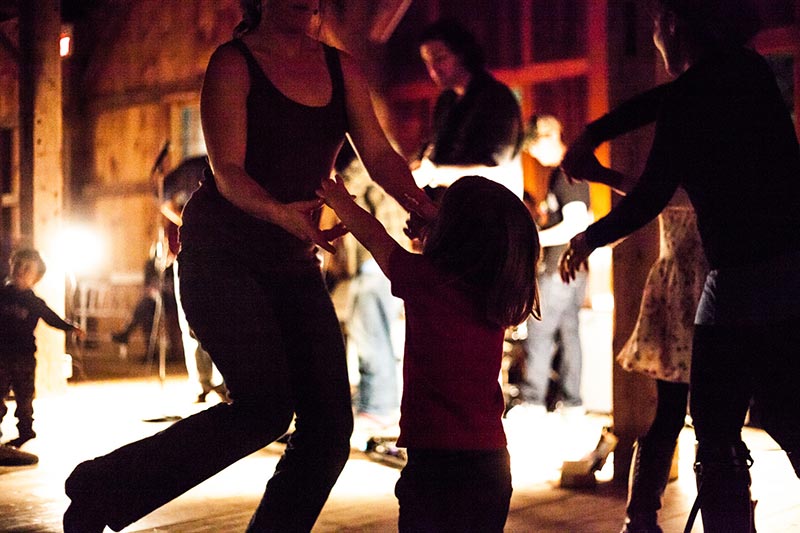 It was a merry dancefloor of all ages.