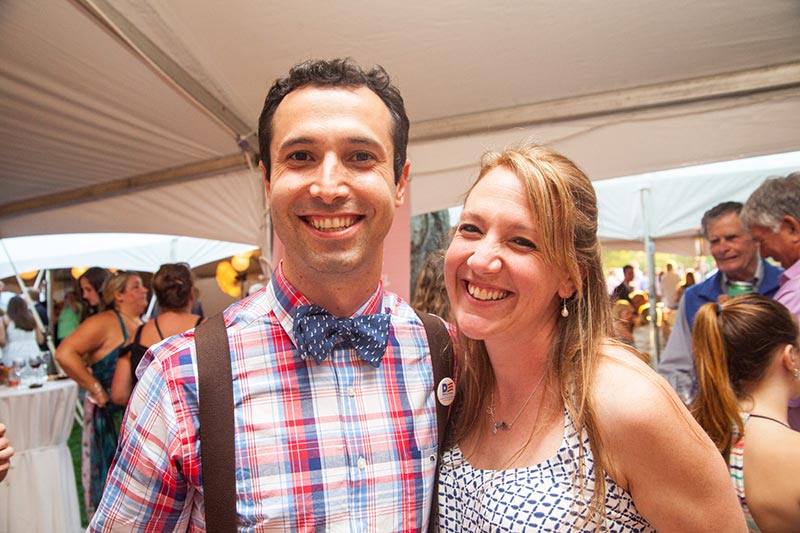 Paulo and Justine DeOliveira enjoying the night in style.