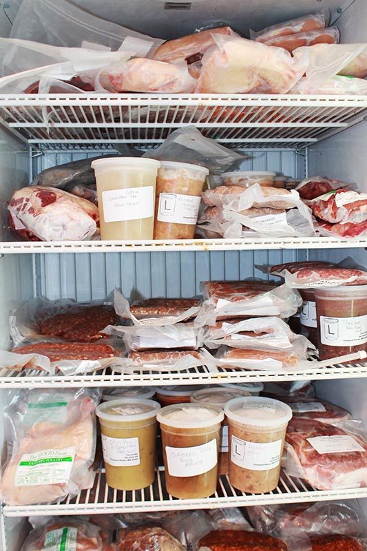 Freezer with locally raised meats, soups, and more copy.jpg