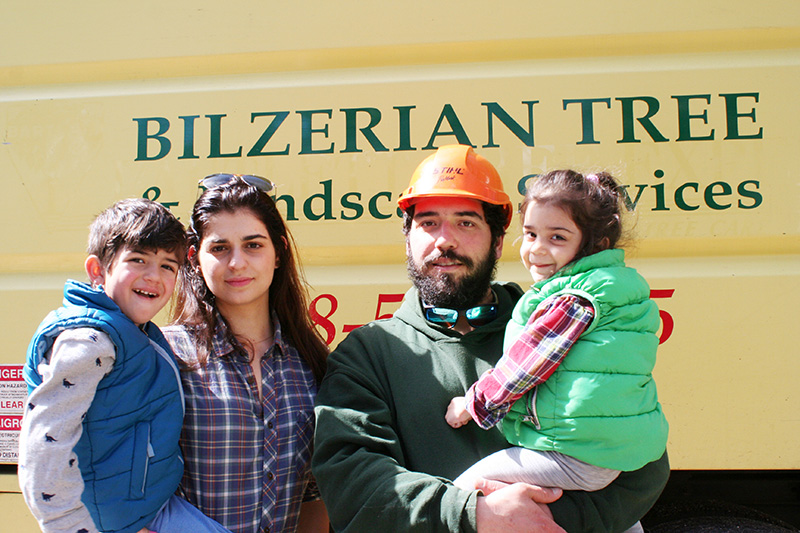 Yuliya and Dillon Bilzerian with Max and Marie.