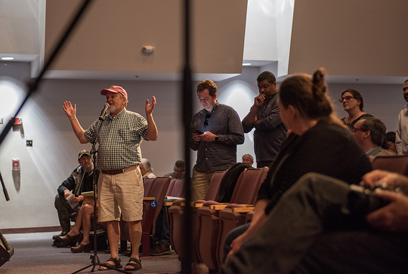 John Freeman was one of many who voiced their concerns at the SSA meeting.