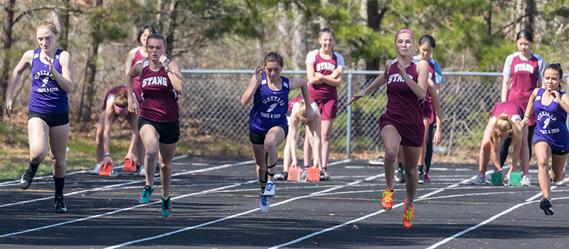 The girls 100 meter.