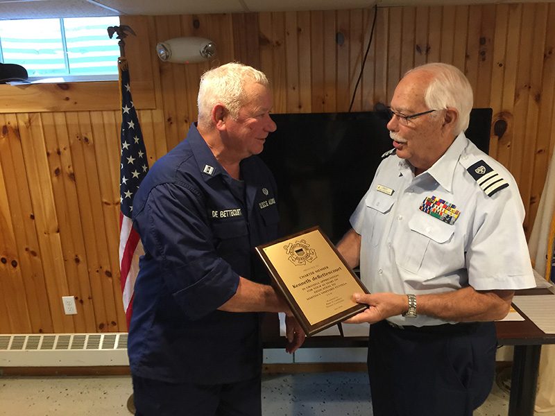 Vineyard’s auxiliary Coasties win best flotilla