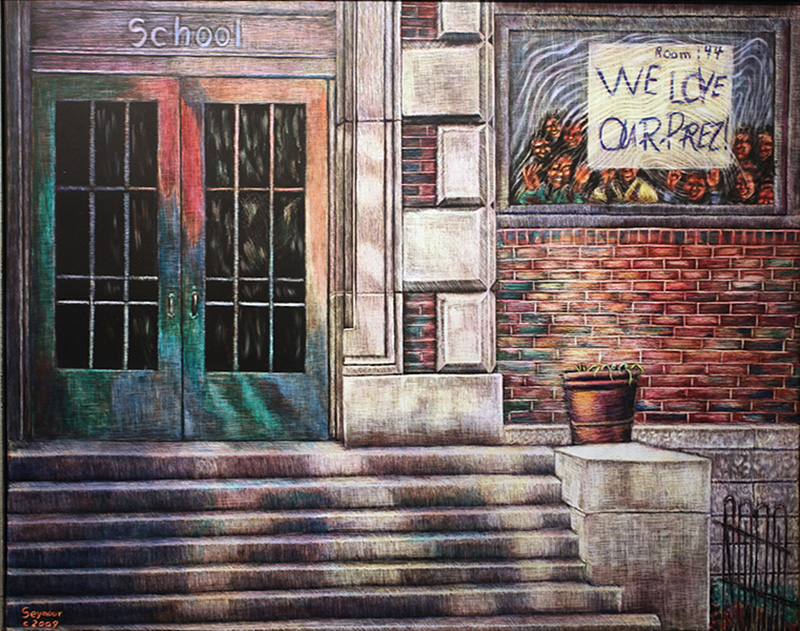 “Eyes of Children” 14 x 18 inches.
