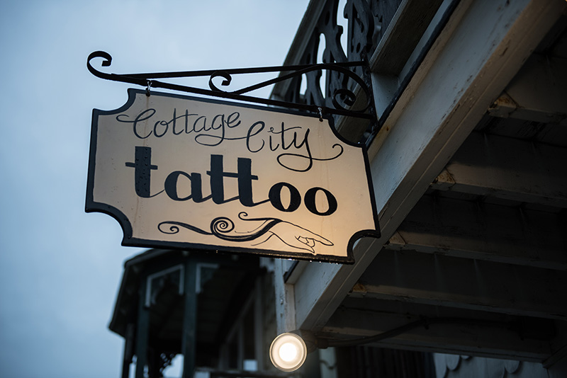 Cottage City Tattoo in Oak Bluffs is the Island’s only tattoo shop.