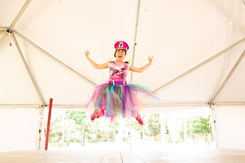 So Young Park jumping La fille in the Wendy Taucher Dance Opera Theater.