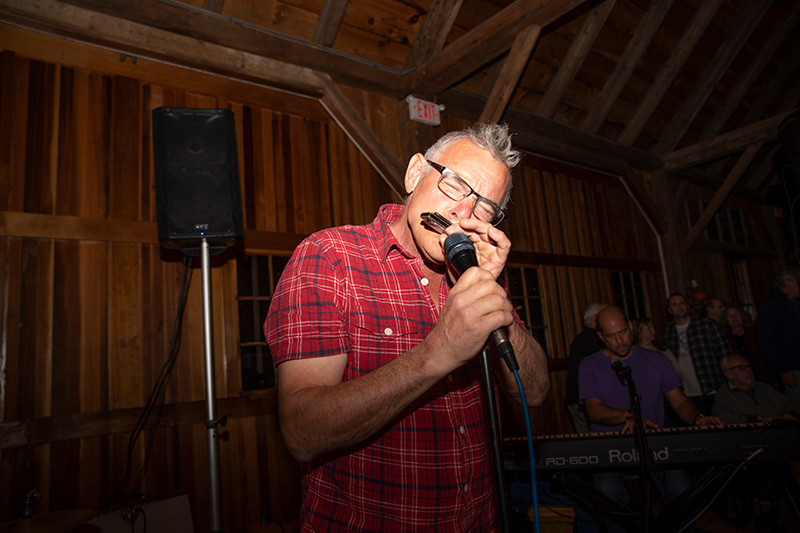 Johnny Hoy brought the house down for the 25th Barn Raiser’s Ball.