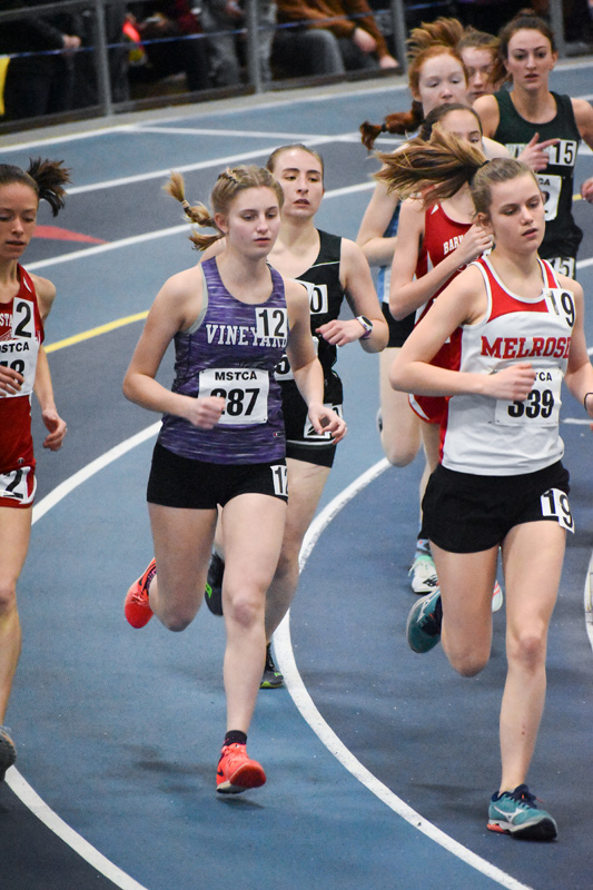 Catherine Cherry runs the Women’s Two Miler.