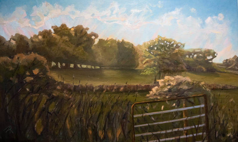 “Turtle Brook Farm,” Oil on Canvas.