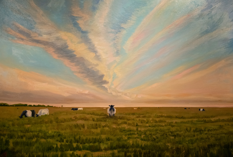 “Girls Night Out,” Oil on Linen.
