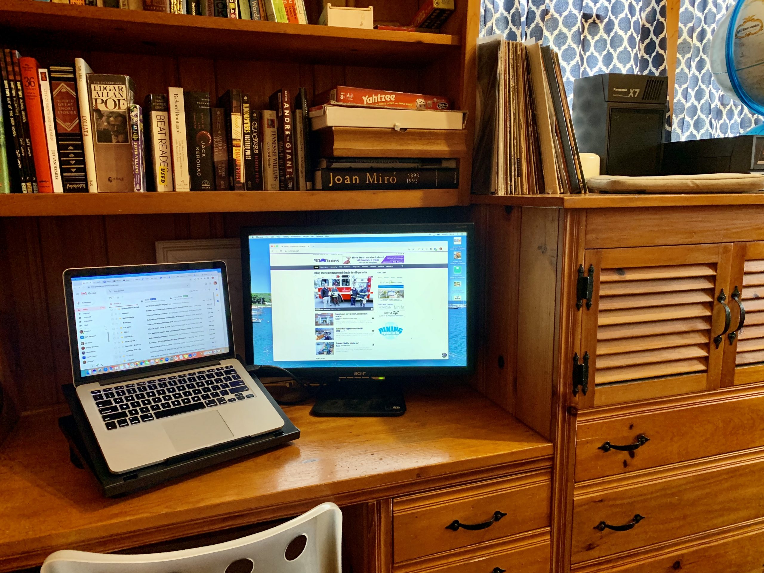 Angela Prout’s home office in Atlanta.