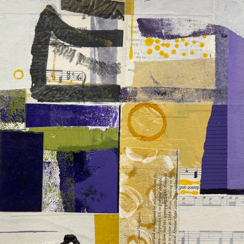 “And Dance” Acrylic, mixed media, 8″ x 8″