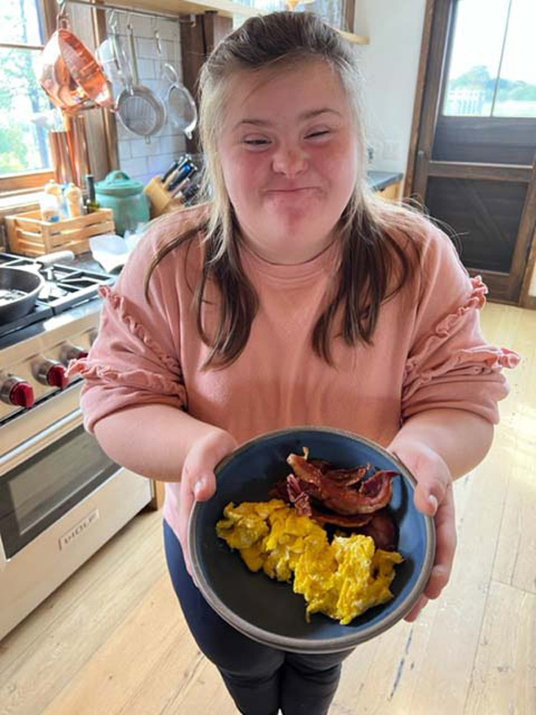 Grace’s brerakfast.