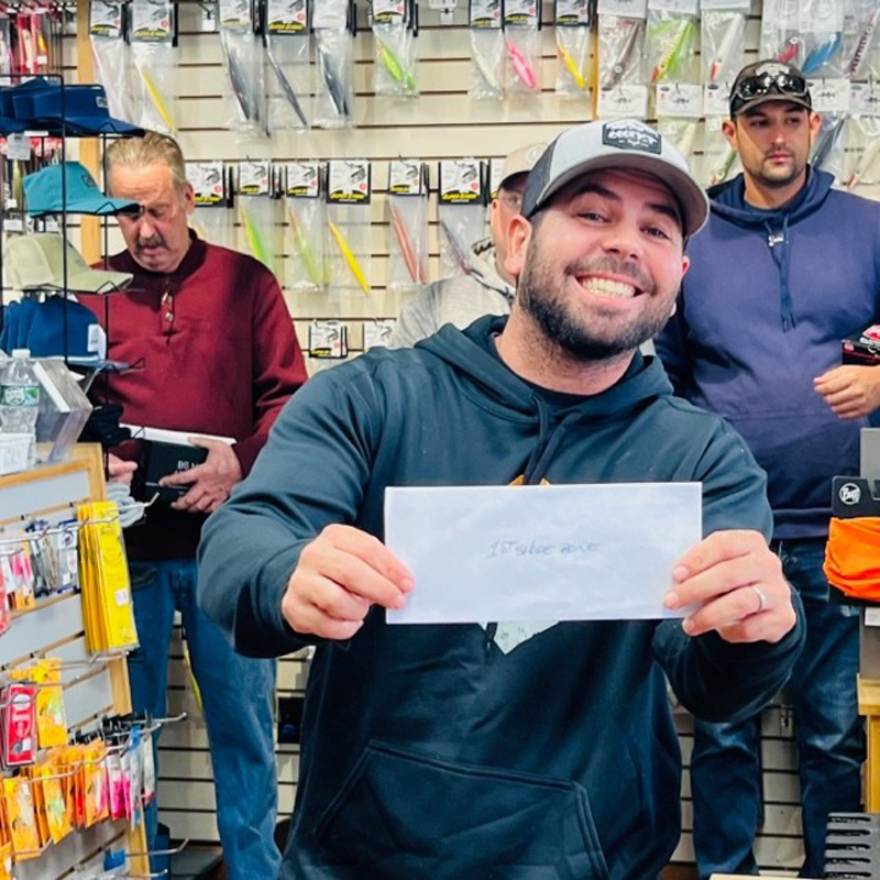 Tim Scott was all smiles winning the Shore Bonito division.