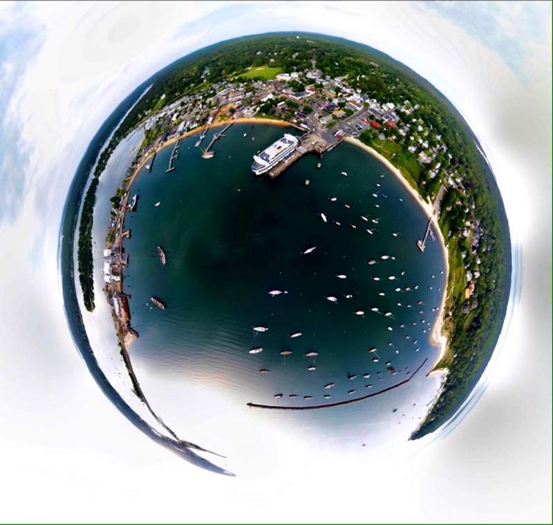 Bullseye of Vineyard Haven Harbor.