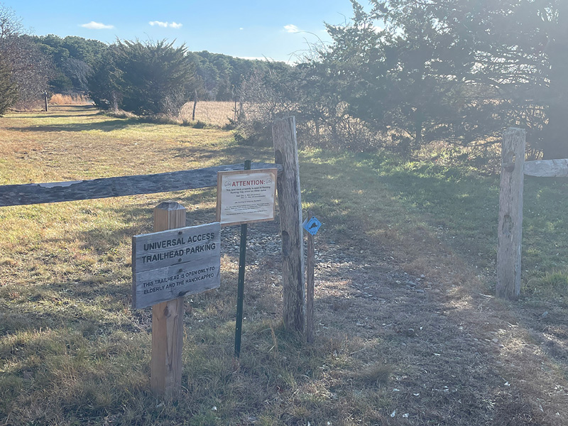 New universal access parking lot now added to the TrailsMV app.