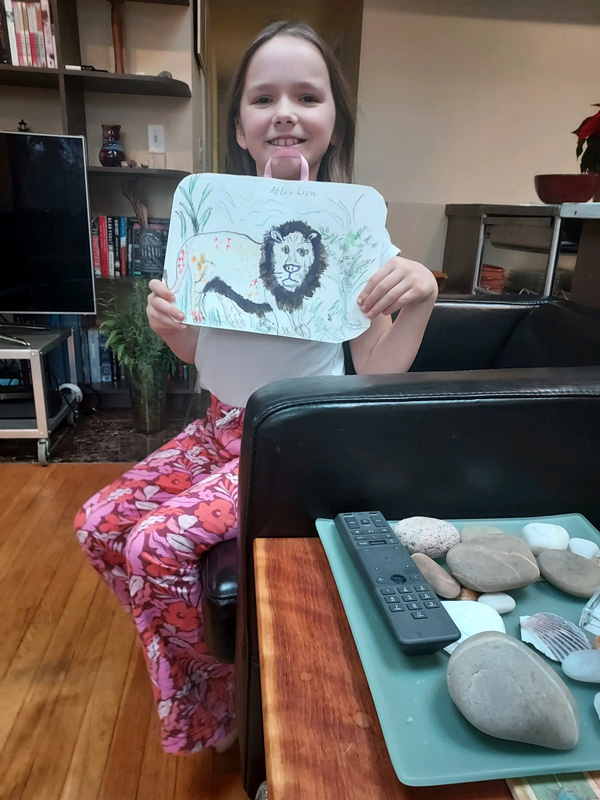 “Lion,” by Tallia. Photo cred.