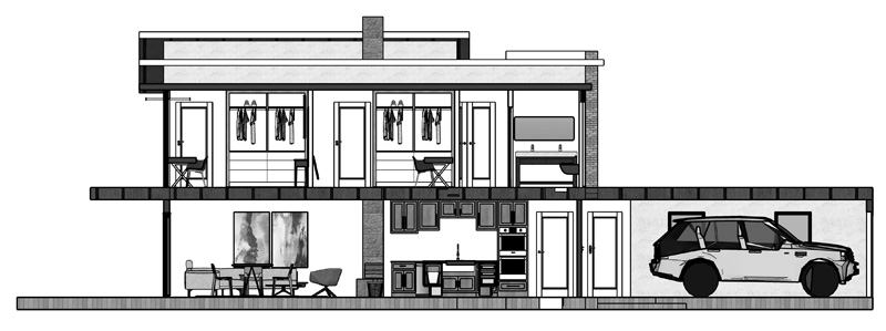 Arch II House_Section II_Rayssa Lacerda