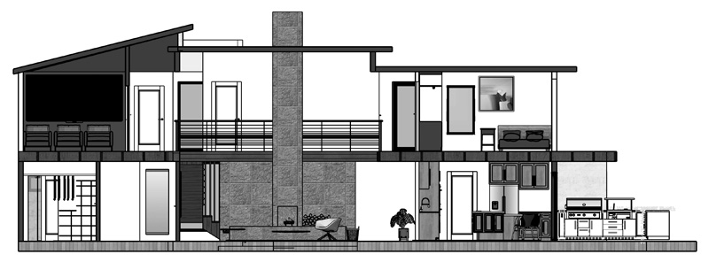 Arch II House_Section_Rayssa Lacerda