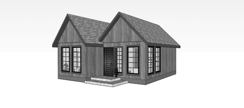 Emily Gilley_500 sq. ft. House_Exterior