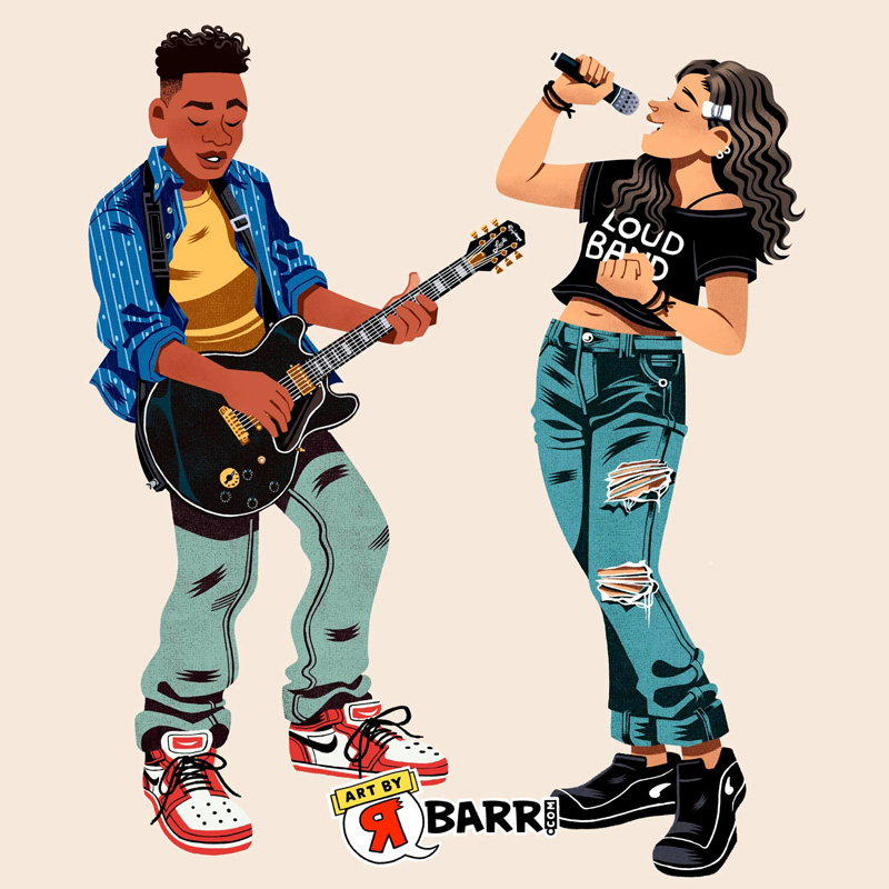 illustration-ryan-barr-band