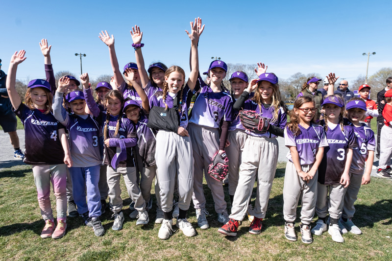 The Vineyard girl’s softball team came out in full force on opening day!