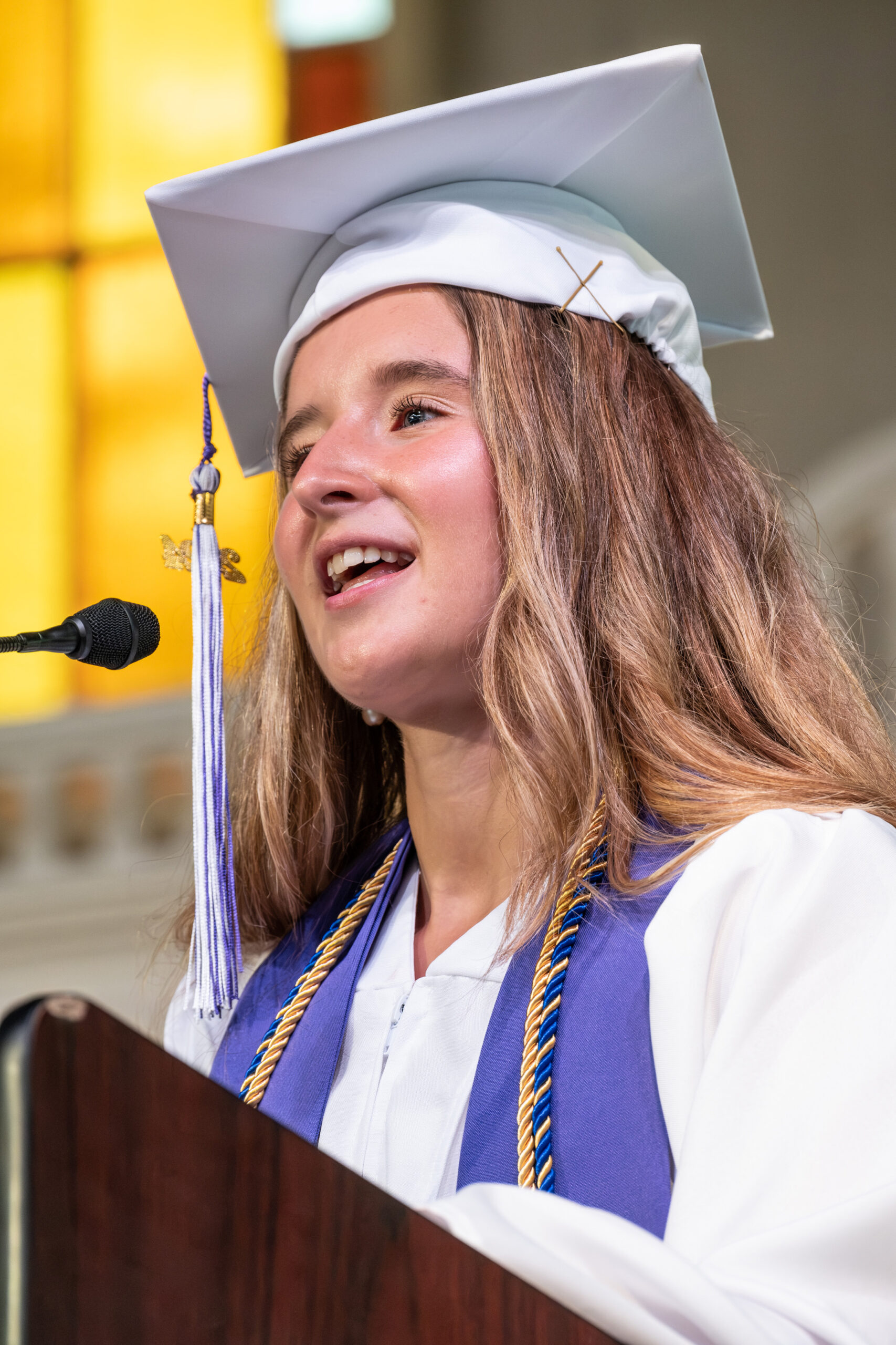 Alexa Schroeder was one of two salutatorians to speak to the class.