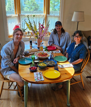 Sam Oslyn, Scott Bradley and Gina Patti