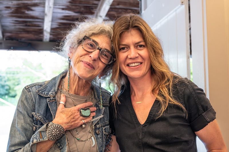 Elisa Cohen and Alison Manning reconnected just before the film.