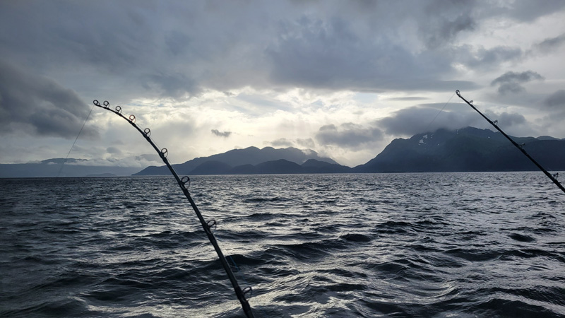 Alaska fishing views.