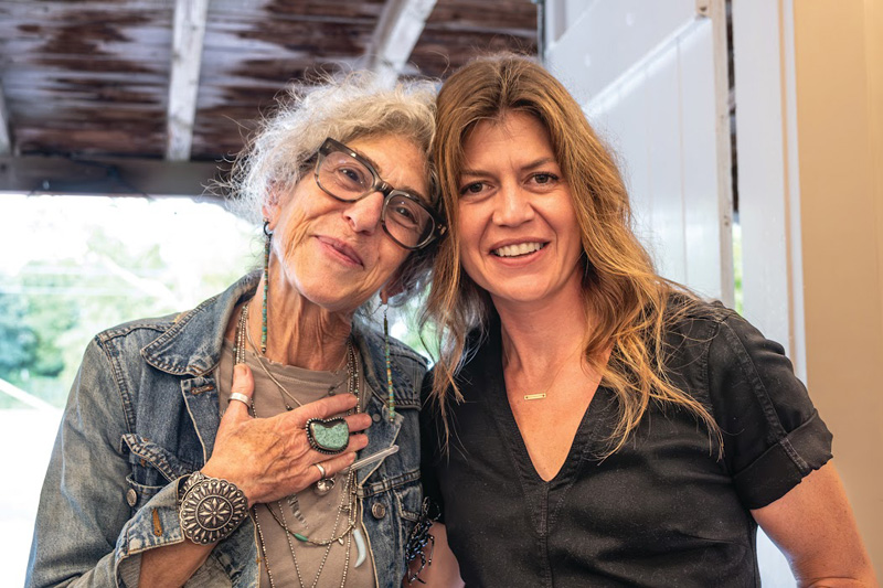 Elisa Cohen and Alison Manning reconnected just before the film.