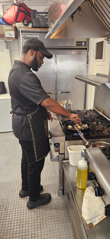 Chef John at work
