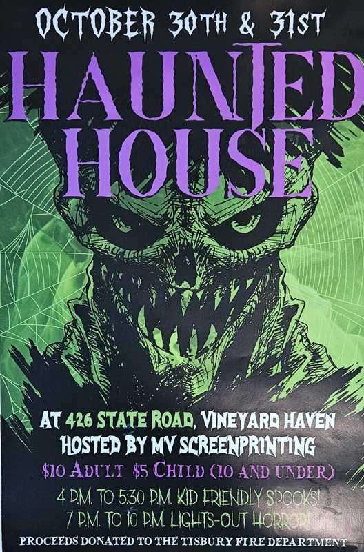 Haunted house at MV Screenprinting