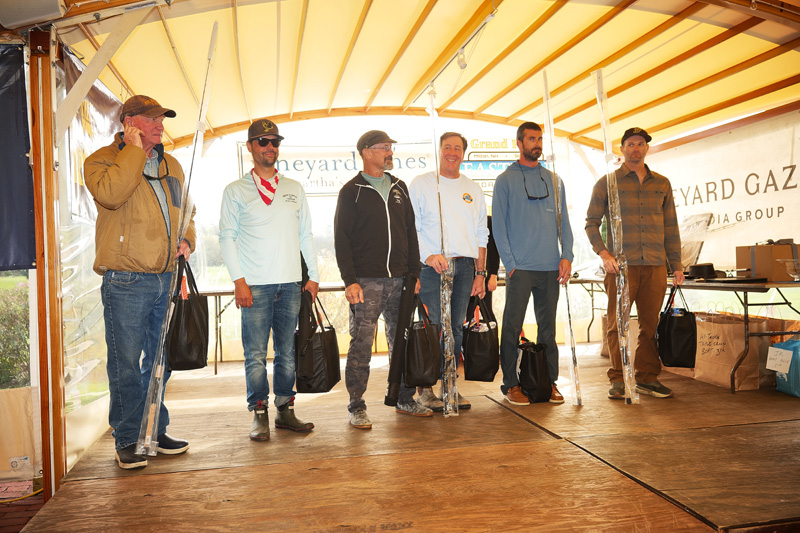 All-tackle first place winners.
