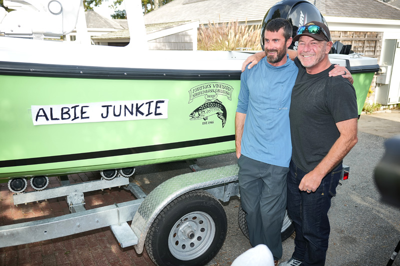 Sam Bell and teammate Andy Van Royan, the Albie Junkies.