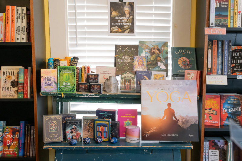 Get your zen on in this book section!