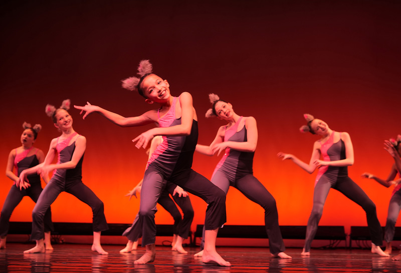 Mini Company performs “Hungry Like the Wolf.”